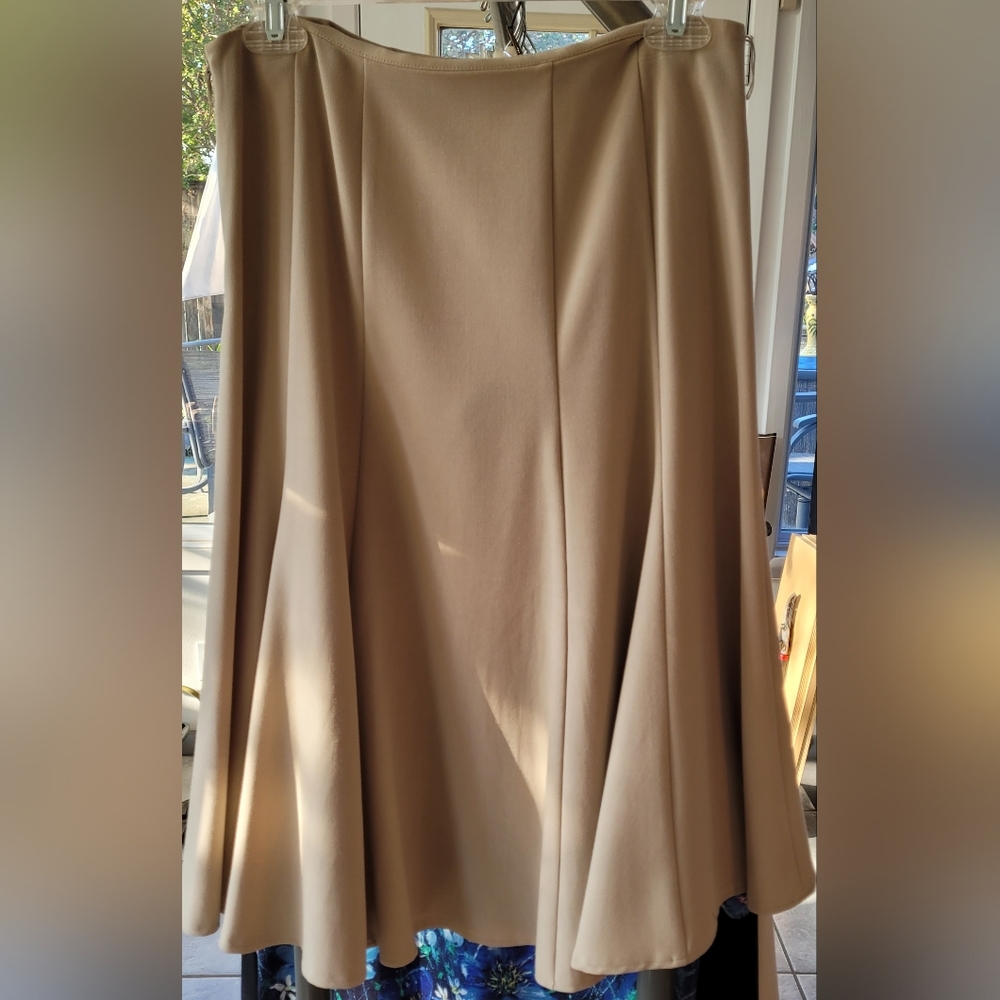 EUC Beige circle skirt